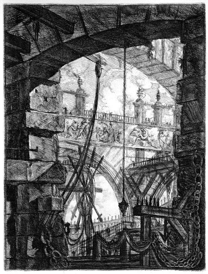 carceri di invenzione - tavola IV