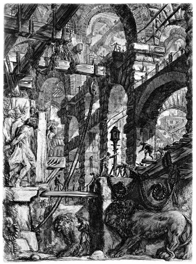carceri di invenzione - tavola V